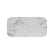 Bandeja Retangular 23 cm Mármore Cinza Porcelana Schmidt Bandeja Retangular 23 cm Mármore Cinza Porcelana Schmidt