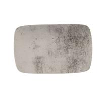 Bandeja Retangular 27cm Porcelana Schmidt - Dec. Concreto 2383 Bandeja Retangular 27cm Porcelana Schmidt - Dec. Concreto 2383