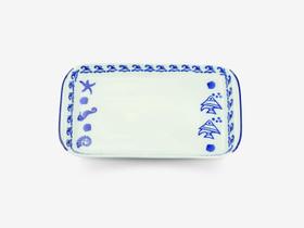 Bandeja Retangular 29cm - Dec. Mar