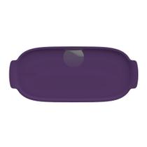 Bandeja Retangular 30,8 cm Ameixa G Assar e Servir Porcelana