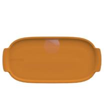 Bandeja Retangular 30,8cm Amarelo G Assar e Servir Porcelana