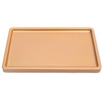 Bandeja Retangular 30x18cm Premium Rose Gold - 01 unidade - Só Boleiras - Rizzo Embalagens Bandeja Retangular 30x18cm Premium Rose Gold - 01 unidade - Só Boleiras - Rizzo Embalagens