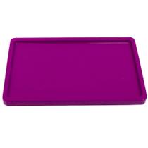 Bandeja Retangular 30x18cm Roxo - 01 unidade - Só Boleiras - Rizzo Embalagens