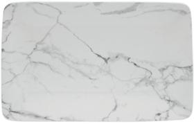 Bandeja Retangular 31 cm Mármore Cinza Porcelana Schmidt