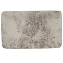 Bandeja Retangular 31cm Porcelana Schmidt - Dec. Concreto 2383 Bandeja Retangular 31cm Porcelana Schmidt - Dec. Concreto 2383