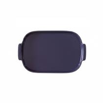 Bandeja Retangular 32,5 cm Ameixa Assar e Servir Porcelana Bandeja Retangular 32,5 cm Ameixa Assar e Servir Porcelana