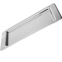 Bandeja Retangular Aço Inox Brinox 32X15,5 Servir Decorativa