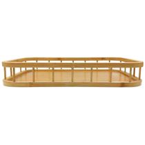 Bandeja Retangular Bambu Organizadora Cozinha Quarto Sala Banheiro Praticidade Charme Sofisticação Estilo Presente Decoração Durável Bandeja Retangular Bambu Organizadora Cozinha Quarto Sala Banheiro Praticidade Charme Sofisticação Estilo Presente Decoração Durável