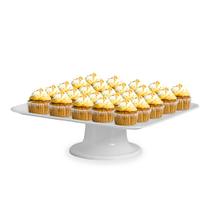 Bandeja Retangular Branca C/ Pedestal Doces Festa 30x37cm Bandeja Retangular Branca C/ Pedestal Doces Festa 30x37cm