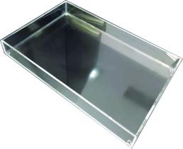 Bandeja Retangular C/ 40cm Em Acrilico Cristal Bandeja Retangular C/ 40cm Em Acrilico Cristal