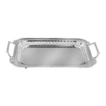 Bandeja Retangular c Alças Classico Todo Trabalhado Luxo Bandeja Retangular c Alças Classico Todo Trabalhado Luxo