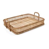Bandeja Retangular com Alças em Bambu 48x38cm - Copa&Cia Bandeja Retangular com Alças em Bambu 48x38cm - Copa&Cia