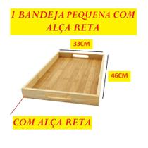 Bandeja Retangular De Bambu 46x33Cm E 40x28Cm Top Útil Com Arco Ou Reto Alça Reta Bandeja Retangular De Bambu 46x33Cm E 40x28Cm Top Útil Com Arco Ou Reto Alça Reta