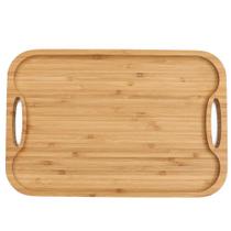 Bandeja Retangular de Bambu com Alça (40 cm) Bandeja Retangular de Bambu com Alça (40 cm)