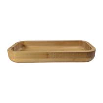 Bandeja Retangular De Bambu Para Não Sujar Mesa De Jantar Bandeja Retangular De Bambu Para Não Sujar Mesa De Jantar