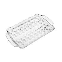 Bandeja Retangular De Cristal Wolff 35 X 21 Cm 27673