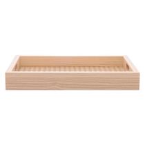 Bandeja Retangular de Mdf com Fundo Treliça 31,5cm x 4cm x 2