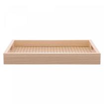 Bandeja Retangular de MDF com Fundo Treliça 40cm x 4cm x 30cm - Lyor Bandeja Retangular de MDF com Fundo Treliça 40cm x 4cm x 30cm - Lyor