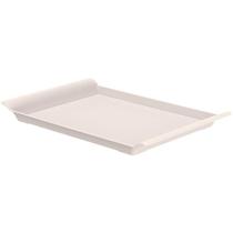 Bandeja Retangular de Servir Bege Alças 44x29cm Lea Ou Plástica Café da Manhã Lanchonete Restaurante Bandeja Retangular de Servir Bege Alças 44x29cm Lea Ou Plástica Café da Manhã Lanchonete Restaurante