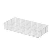 Bandeja Retangular Em Acrilico Bisote Transparente 35x19cm Mesa Cafe Organizadora Organizar Cha Decorar Banheiro Lavabo