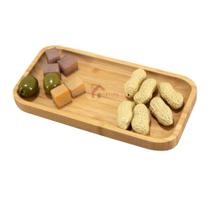 Bandeja Retangular Em Bambu 18x10x1,5cm Lyor