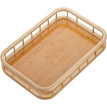 Bandeja Retangular em Bambu
