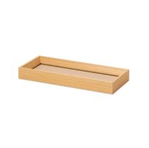 Bandeja Retangular em MDF Bege com Linho 3x28x12cm - Mart Bandeja Retangular em MDF Bege com Linho 3x28x12cm - Mart