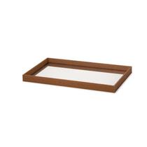 BANDEJA RETANGULAR EM MDF COM ESPELHO 45cm