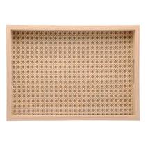 Bandeja Retangular em MDF com Fundo Treliça 35x4x25cm 5673 - Lyor Bandeja Retangular em MDF com Fundo Treliça 35x4x25cm 5673 - Lyor