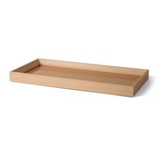 Bandeja Retangular em MDF com PU Bege 38x18x3cm - Mart Bandeja Retangular em MDF com PU Bege 38x18x3cm - Mart
