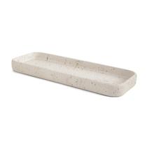 Bandeja Retangular em Poliresina Off White29,5x11x2,5cm-Mart