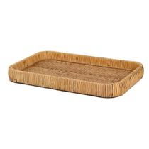 Bandeja Retangular em Rattan 45x30cm -Mart Bandeja Retangular em Rattan 45x30cm -Mart