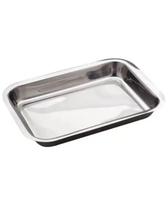 Bandeja Retangular Funda em Inox 40 cm Bandeja Retangular Funda em Inox 40 cm