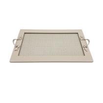Bandeja Retangular Karine 28cm Limoeiro Creme