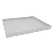 Bandeja Retangular Lisa Simples 31x26x2,5 Kit 10un Mdf 6mm Madeira Pintado