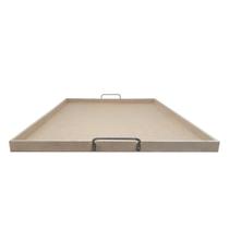 Bandeja Retangular Lisa Simples com Alça 50x40x2,5 Mdf 6mm Madeira