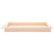 Bandeja Retangular Lyor de Mdf com Alça 41,5cm x 4cm x 21,5c Bandeja Retangular Lyor de Mdf com Alça 41,5cm x 4cm x 21,5c
