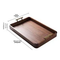 Bandeja Retangular Moderna Para Mesa De Centro, Cozinha, Despensa, Porta-copos De Chá, Bandeja Para