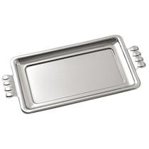Bandeja Retangular Para Servir Chá E Café Em Aço Inox Pantheon Inox