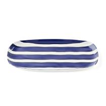 Bandeja retangular rasa guzzini medium em acrílico riviera 35cm mediterranean blue 13291276