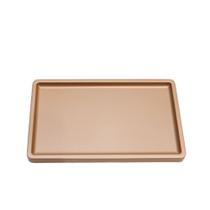 Bandeja Retangular Rose Gold 30 X 18 Cm Un - Sóboleiras