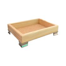 Bandeja Retangular sem Alça 18,5x14,5x3 com Pé Canaleta Madeira Pinus 10mm Bandeja Retangular sem Alça 18,5x14,5x3 com Pé Canaleta Madeira Pinus 10mm