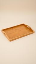 Bandeja Retangular Servir Bambu 40x30cm - Congratulations Store