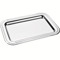 Bandeja Retangular Tramontina Ciclo Em Aço Inox 42x30 Cm 61529420