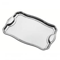 Bandeja Retangular Tramontina Classic 49 X 34cm Em Aço Inox Com Alça Bandeja Retangular Tramontina Classic 49 X 34cm Em Aço Inox Com Alça