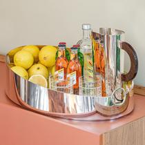 Bandeja Ring Oval com Espelho Bandeja Ring Oval com Espelho