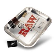 Bandeja Rolante RAW Metal AF Grande - Tampo Cromado Polido