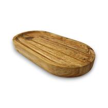 Bandeja Rústica Decorativa Oval Curva de Madeira Pinus 20cm Bandeja Rústica Decorativa Oval Curva de Madeira Pinus 20cm