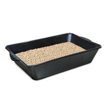 Bandeja Sanitária de Areia Preta Animais Super Gatos 12L Bandeja Sanitária de Areia Preta Animais Super Gatos 12L
