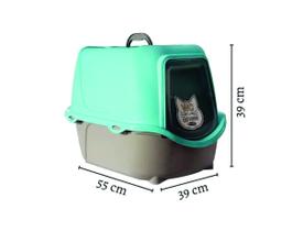 Bandeja Sanitária Plast Pet para Gatos WC Cat New - Novavet